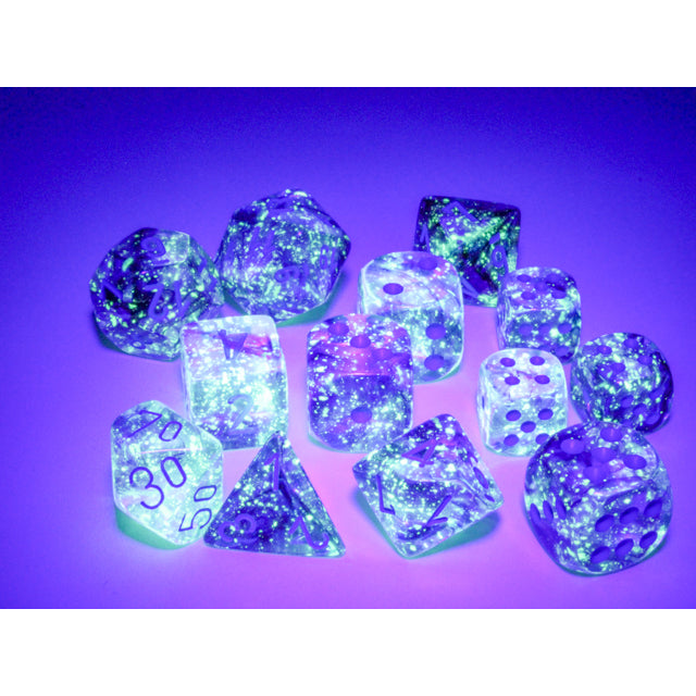 CHX 27957 Nebula Nocturnal/blue Luminary 12mm d6 Dice Block (36 dice)