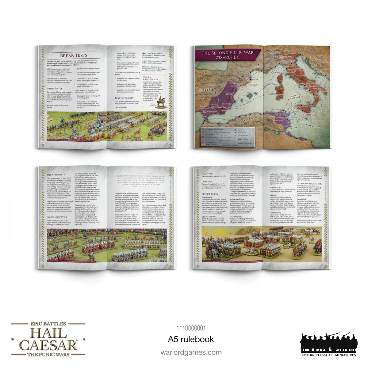 Epic Battles: Hail Caesar - The Punic Wars Rulebook