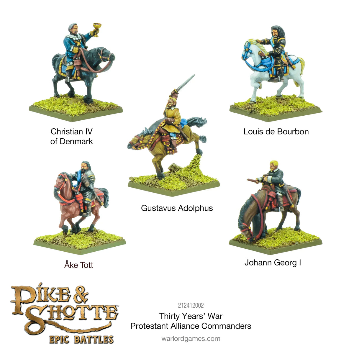 Epic Battles: Pike & Shotte - Thirty Years War Protestant Alliance Commanders