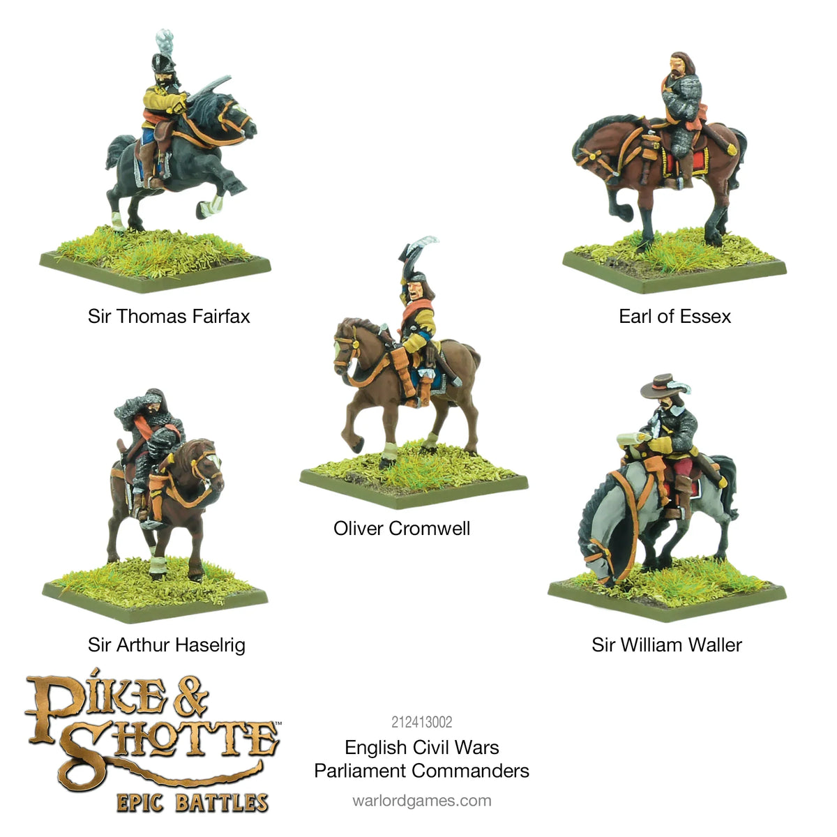 Epic Battles: Pike & Shotte - English Civil Wars Parliament Commanders