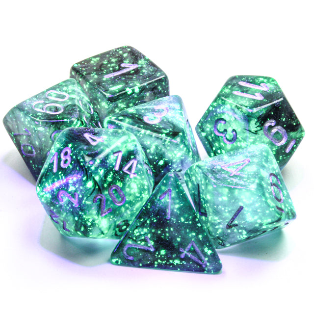 CHX 27578 Borealis Polyhedral Light Smoke/Silver Luminary 7-Die Set