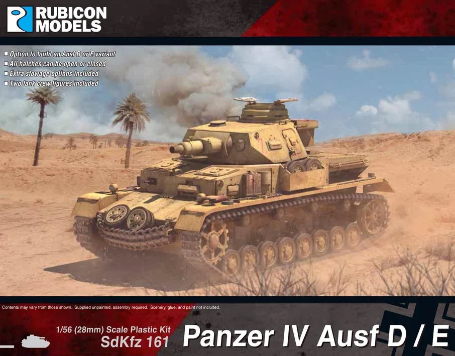 Rubicon Miniatures - Panzer IV Ausf D / E