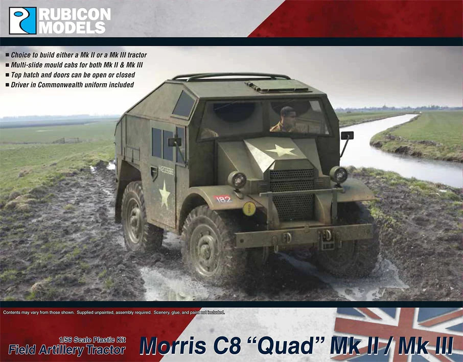 Rubicon Miniatures - Morris C8 Quad Mk II / Mk III