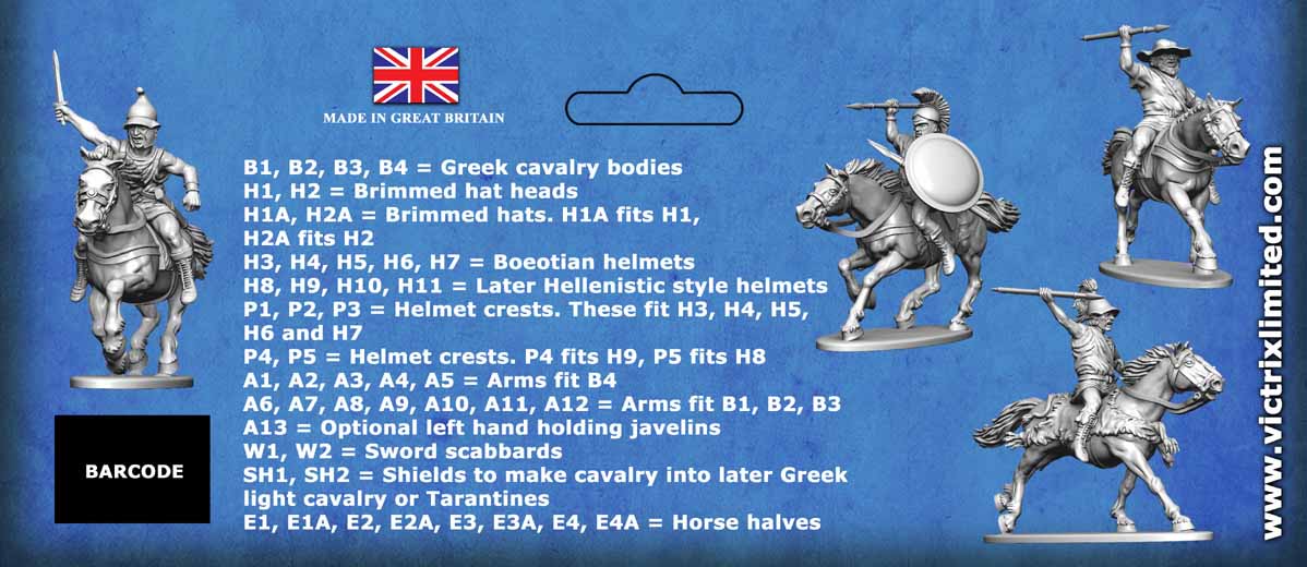Victrix Miniatures - Greek Light Cavalry