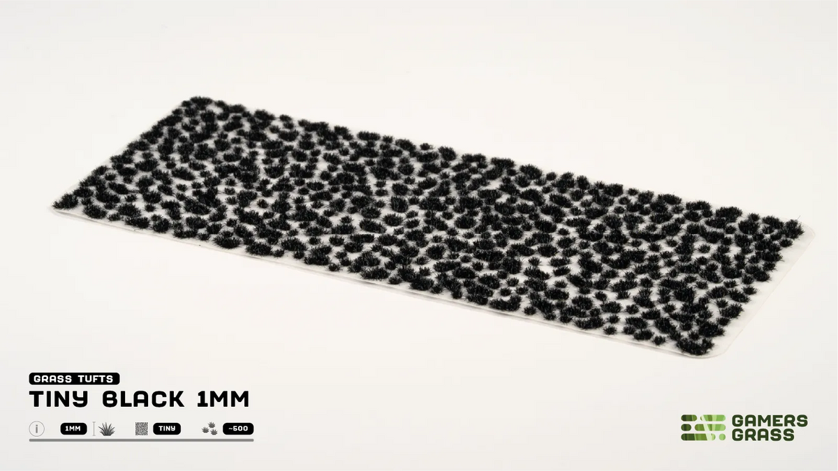 Gamers Grass - Tiny Black (1mm)