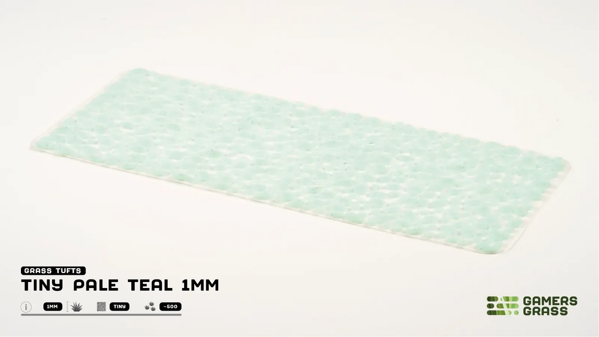 Gamers Grass - Tiny Pale Teal (1mm)