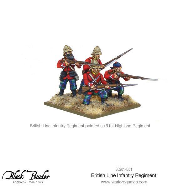 Anglo-Zulu War - British Line Infantry Regiment
