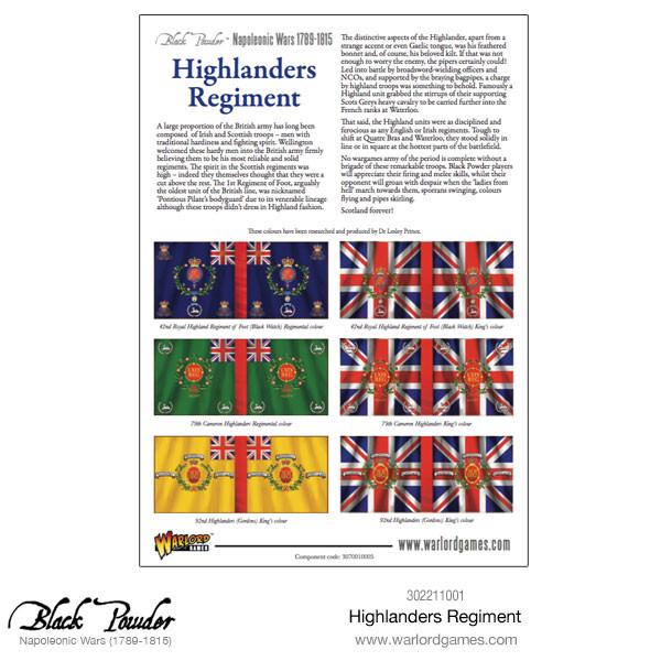 Black Powder - Napoleonic Wars: Highlanders Regiment