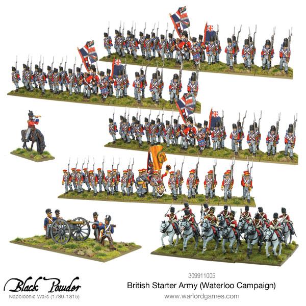 Black Powder - Napoleonic Wars: British Starter Army (Waterloo Campaign)