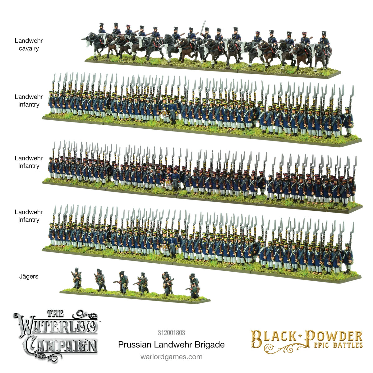 Epic Battles: Waterloo - Prussian Landwehr Brigade