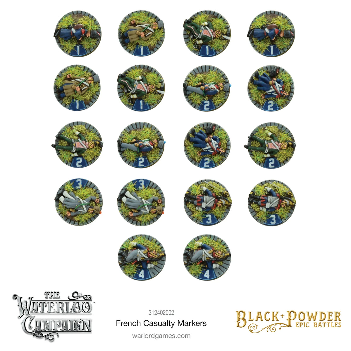Epic Battles: Waterloo - French Casualty Markers