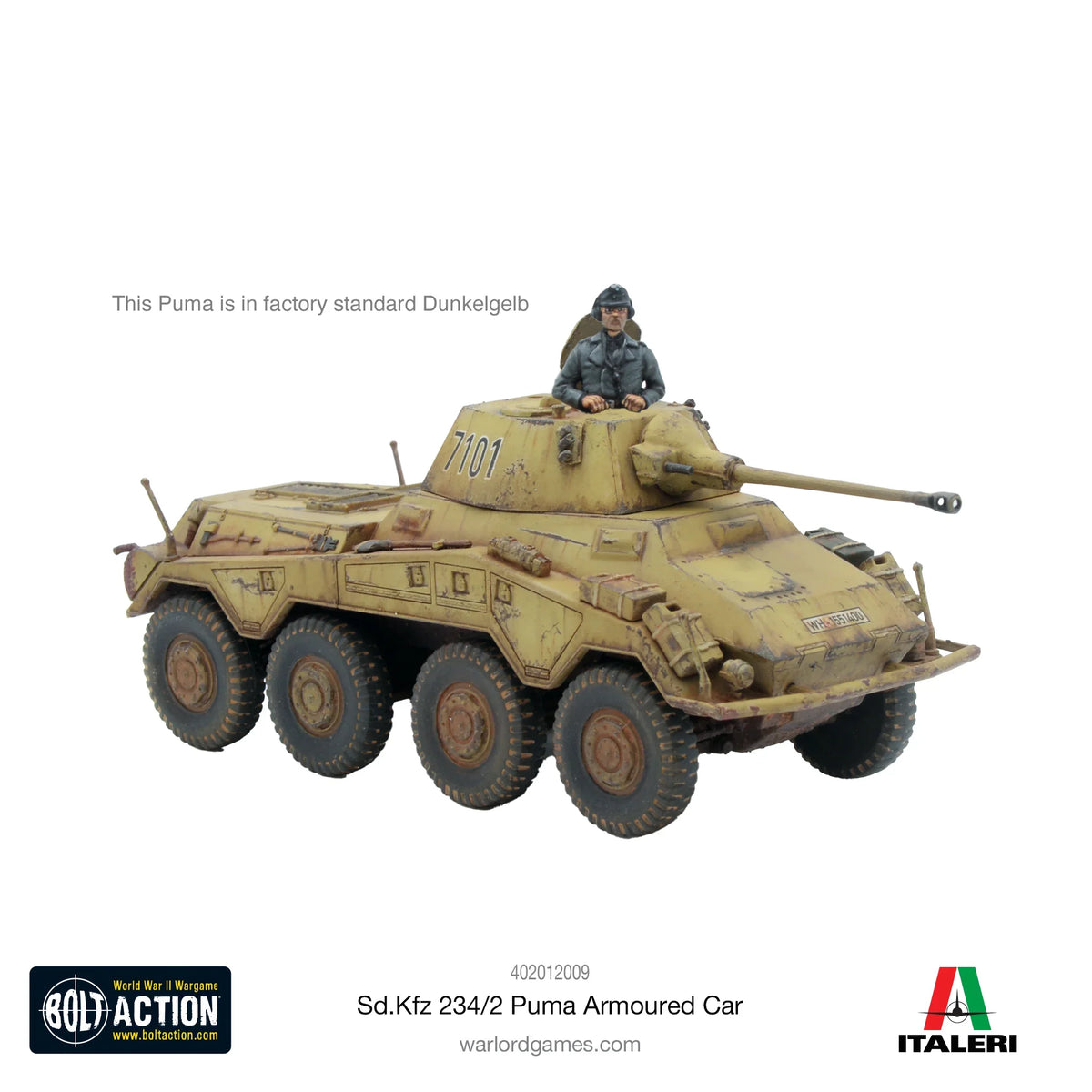 Bolt Action - Sd.Kfz 234/2 Puma Armoured Car