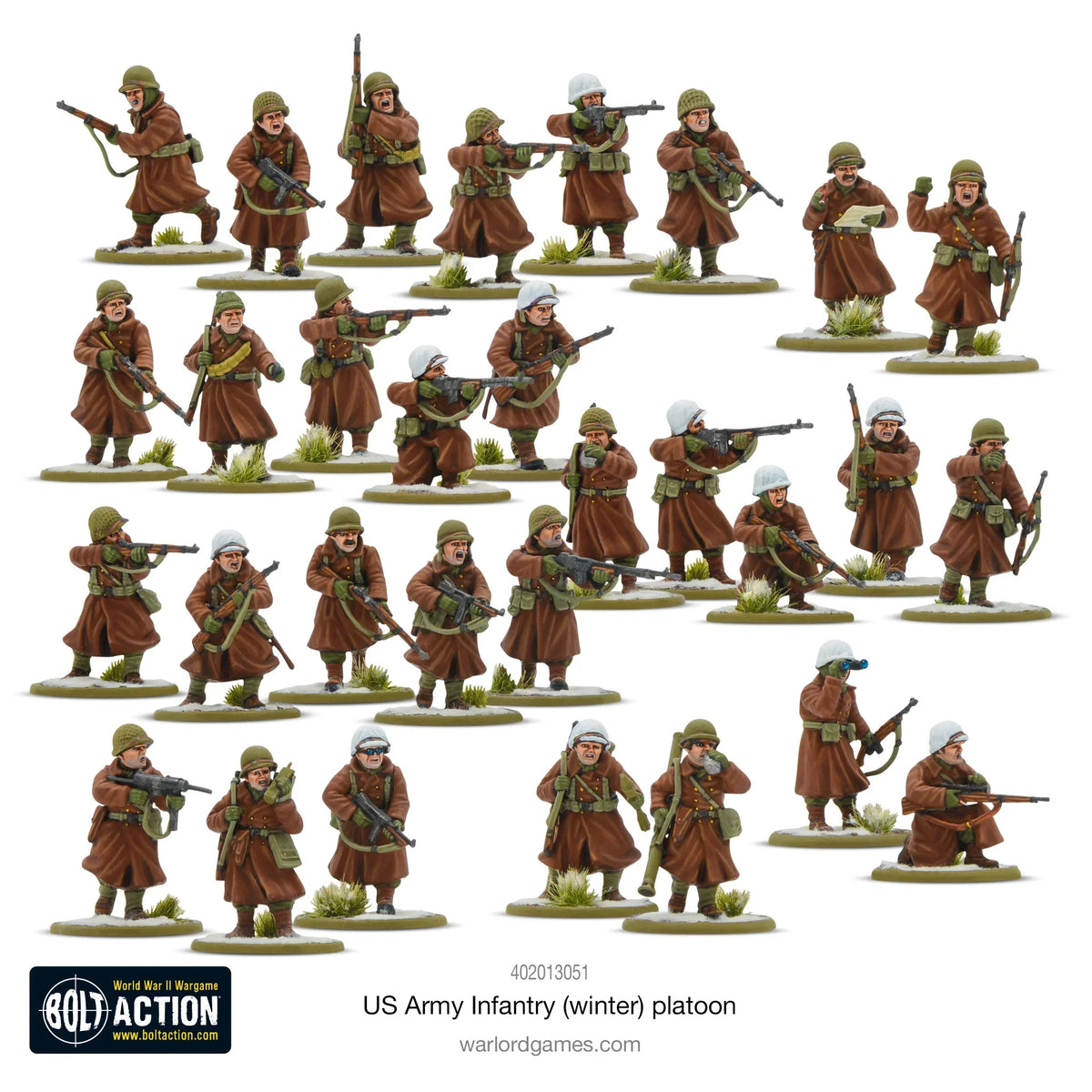Bolt Action - US Army Infantry (Winter) Platoon