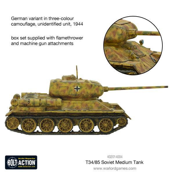 Bolt Action - T-34/85 Medium Tank
