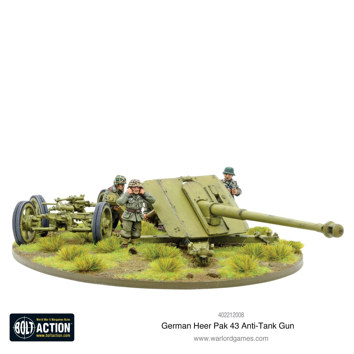 Bolt Action - German Heer Pak 43 Anti-Tank Gun