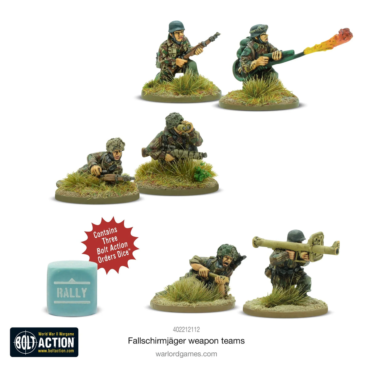 Bolt Action - Fallschirmjager Weapons Teams