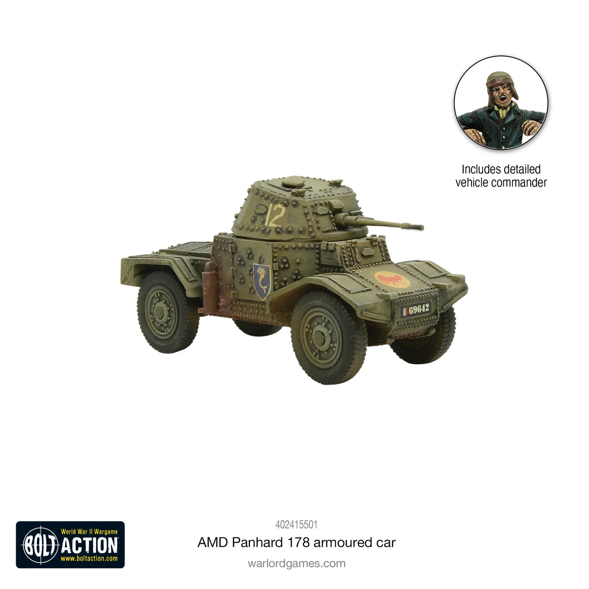 Bolt Action - AMD Panhard 178 Armoured Car