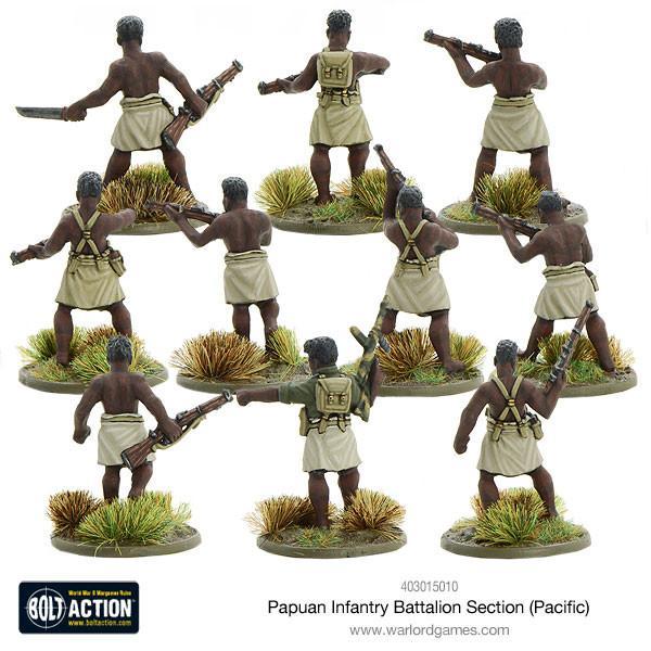 Bolt Action - Papuan Infantry Battalion Section