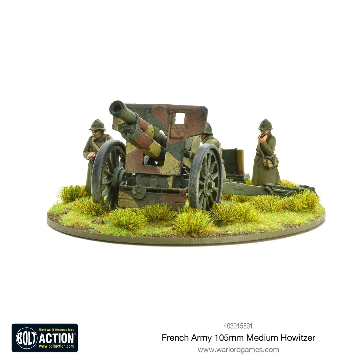 Bolt Action - French Army 105mm Medium Howitzer