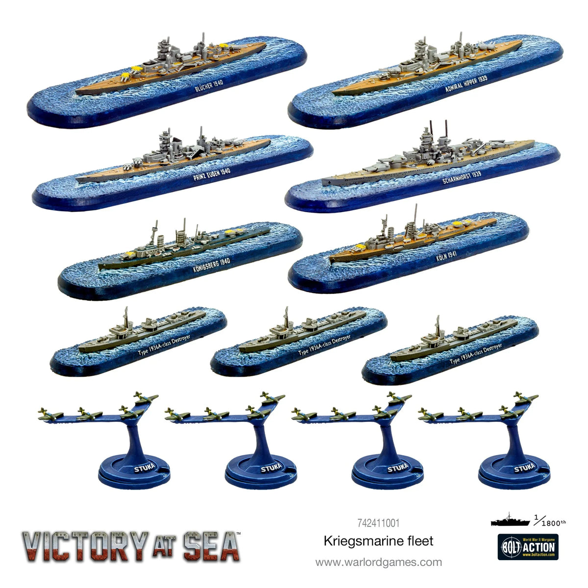 Victory at Sea - Kriegsmarine Fleet