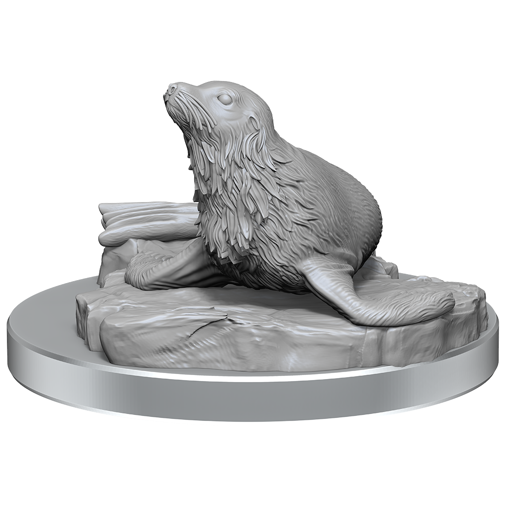 D&D Nolzurs Marvelous Miniatures Locathah & Seal