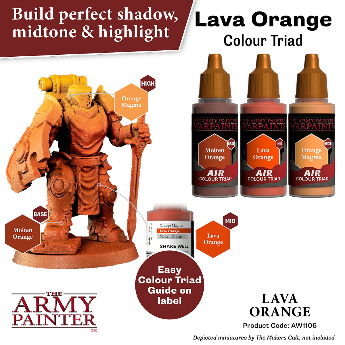The Army Painter - Warpaints Air: Lava Orange