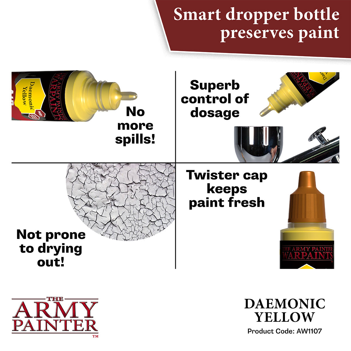 The Army Painter - Warpaints Air: Daemonic Yellow