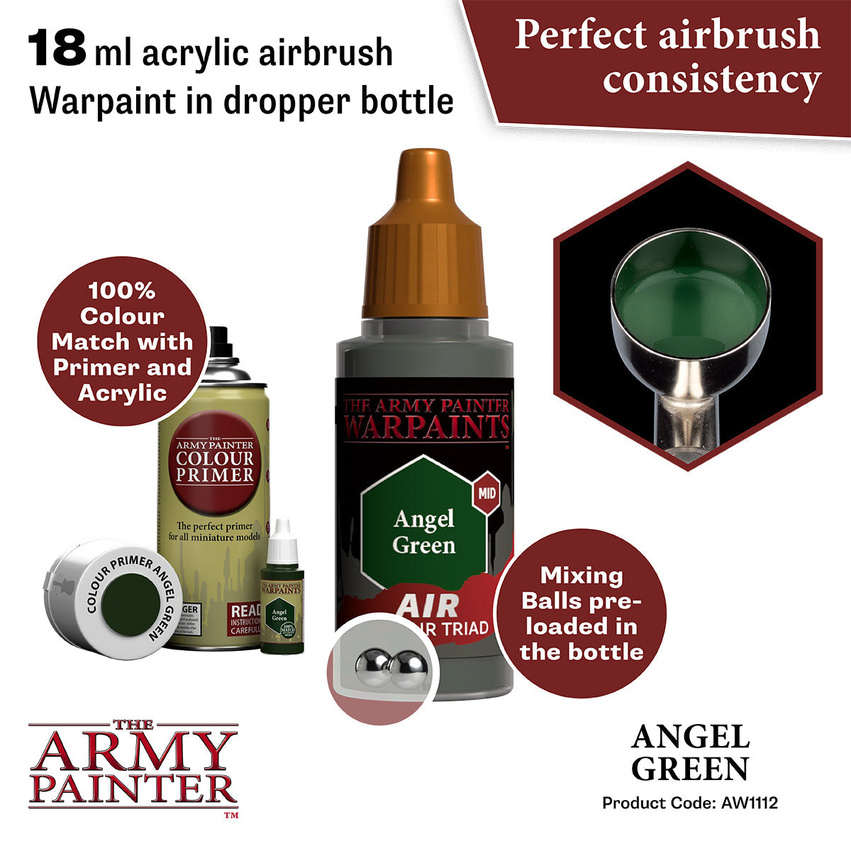 The Army Painter - Warpaints Air: Angel Green