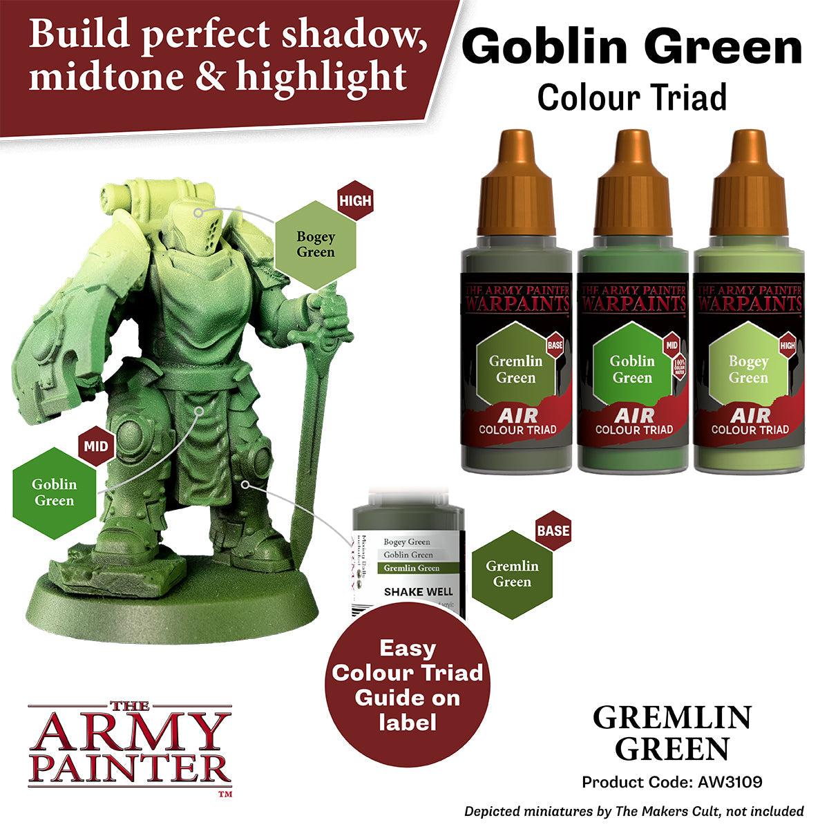 The Army Painter - Warpaints Air: Gremlin Green