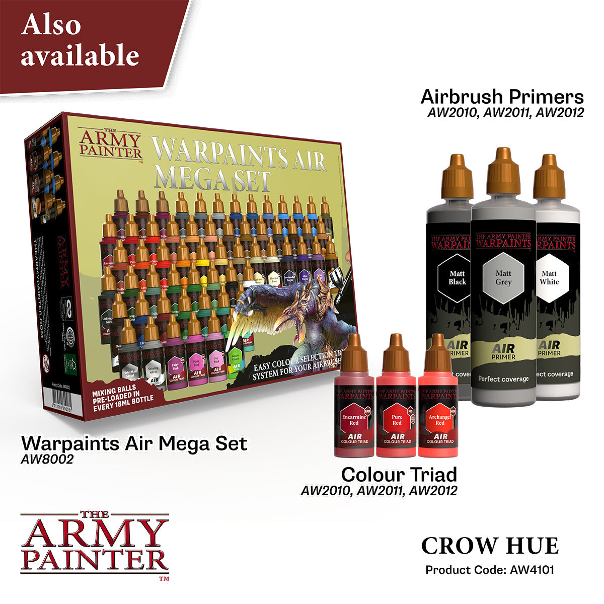 The Army Painter - Warpaints Air: Crow Hue