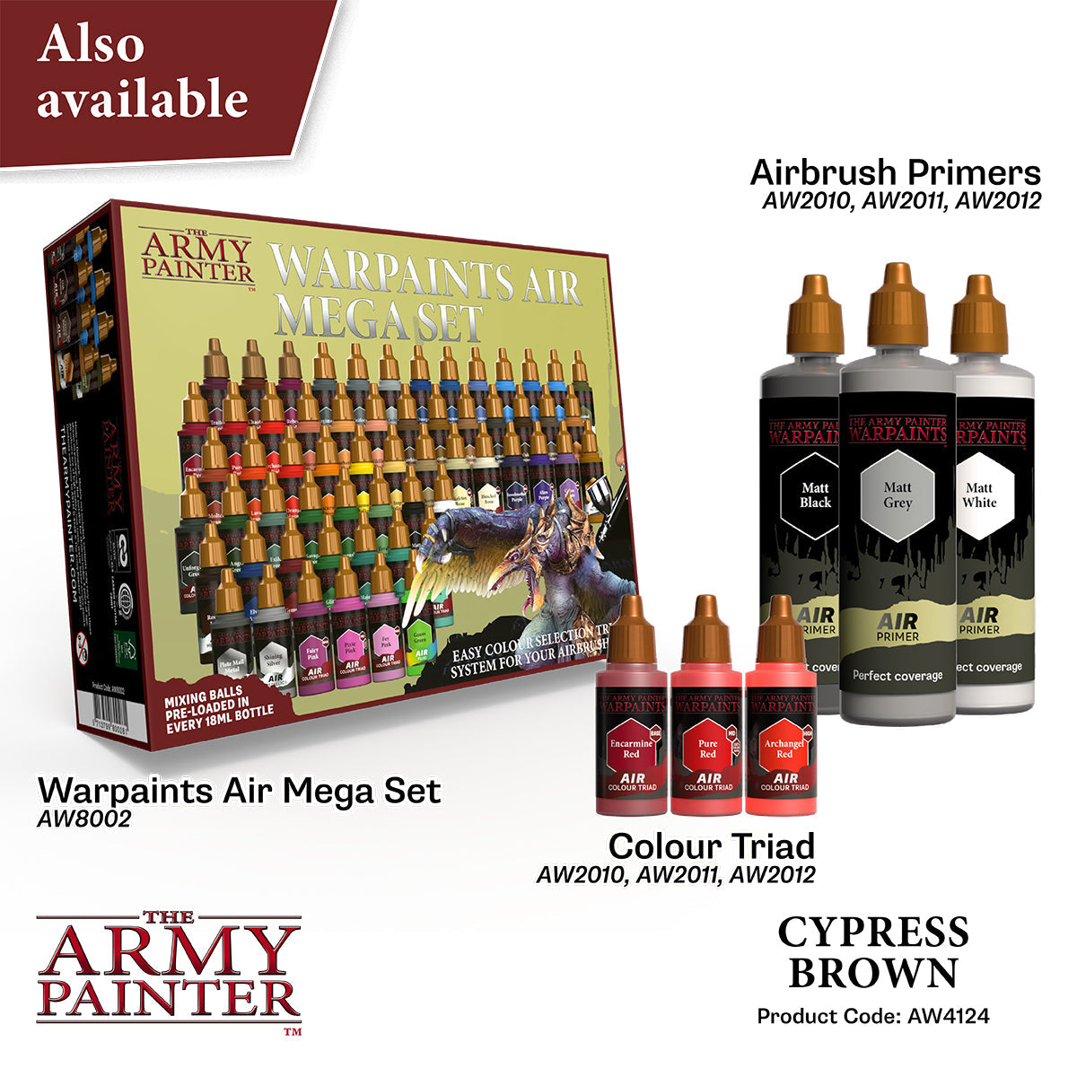 The Army Painter - Warpaints Air: Cypress Brown