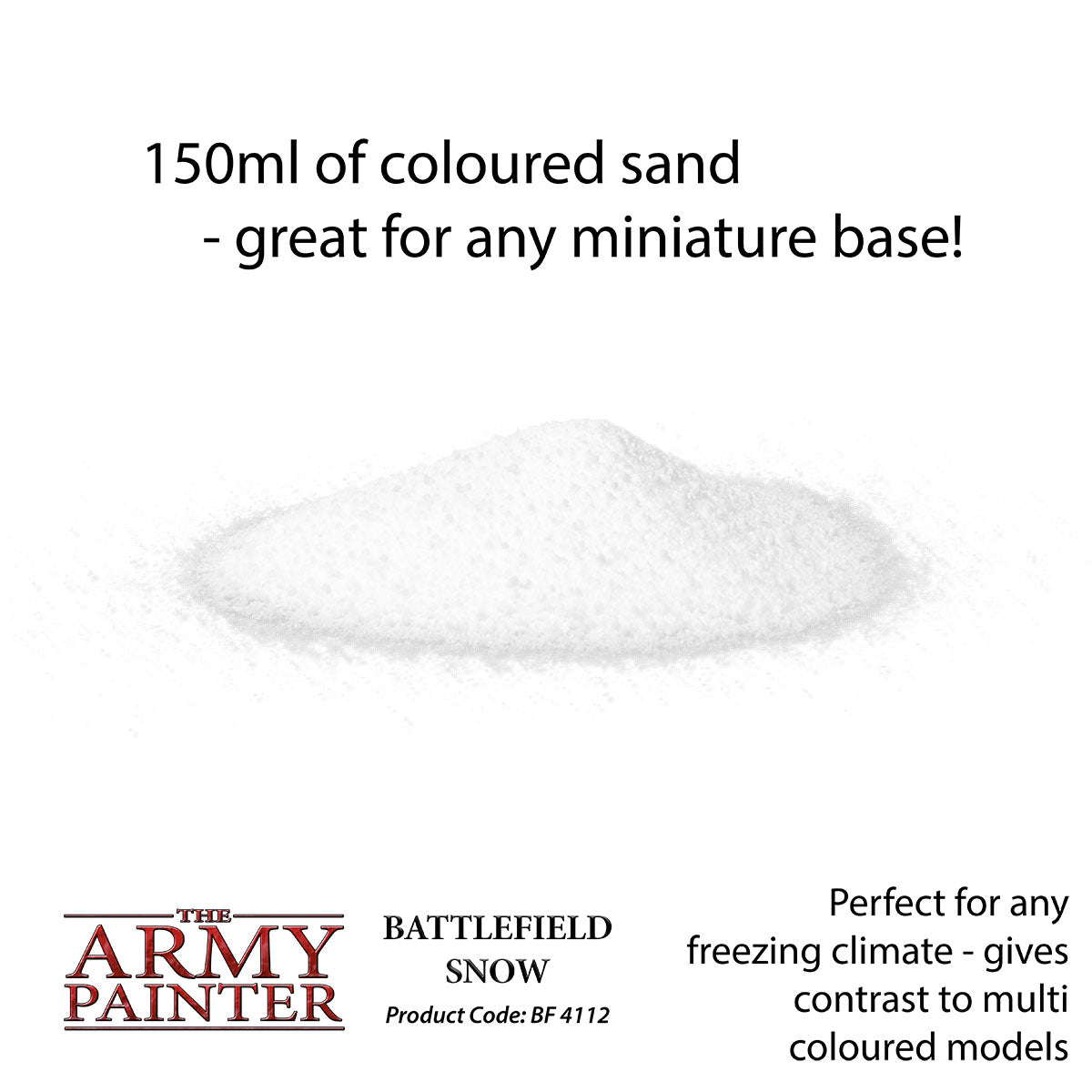 The Army Painter - Battlefield Basing: Battlefield Snow