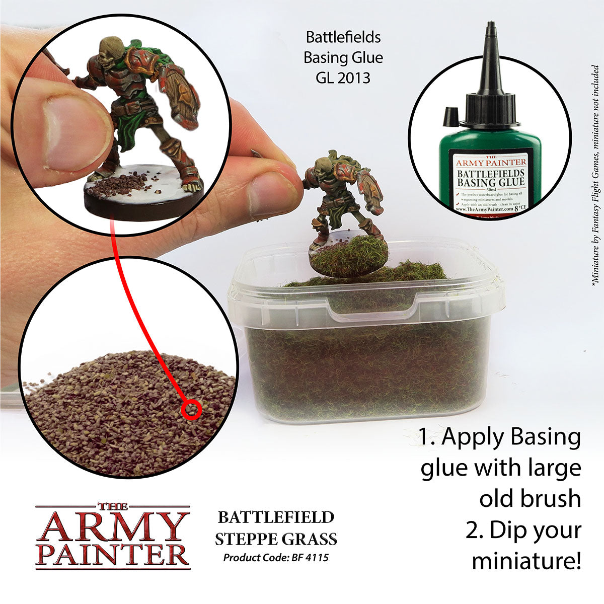 The Army Painter - Battlefield Basing: Steppe Grass