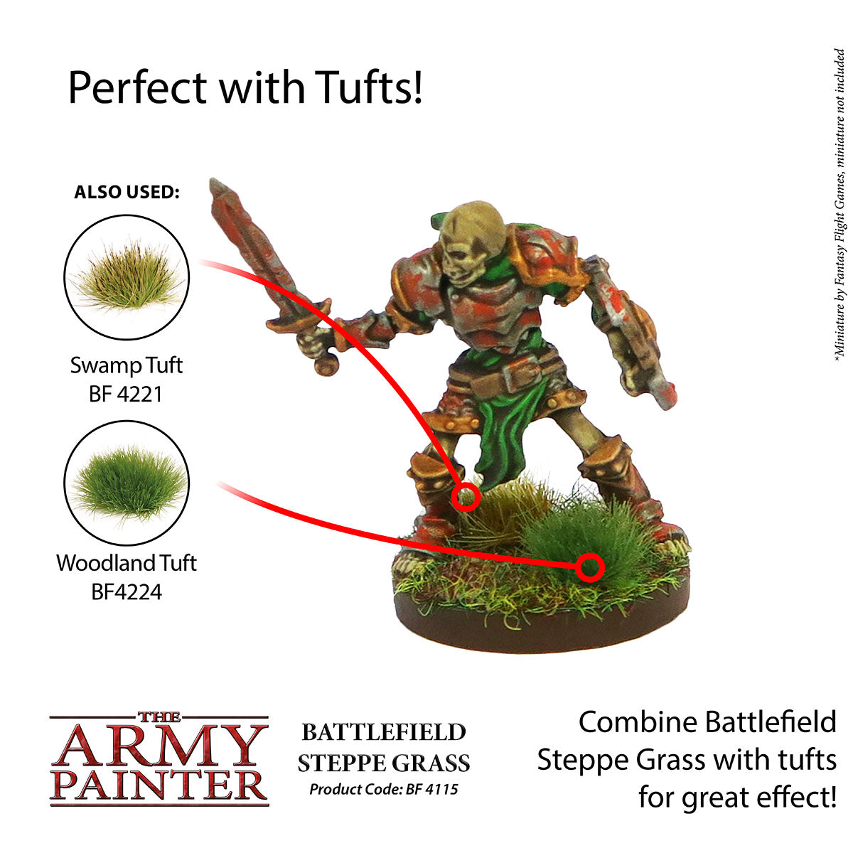 The Army Painter - Battlefield Basing: Steppe Grass