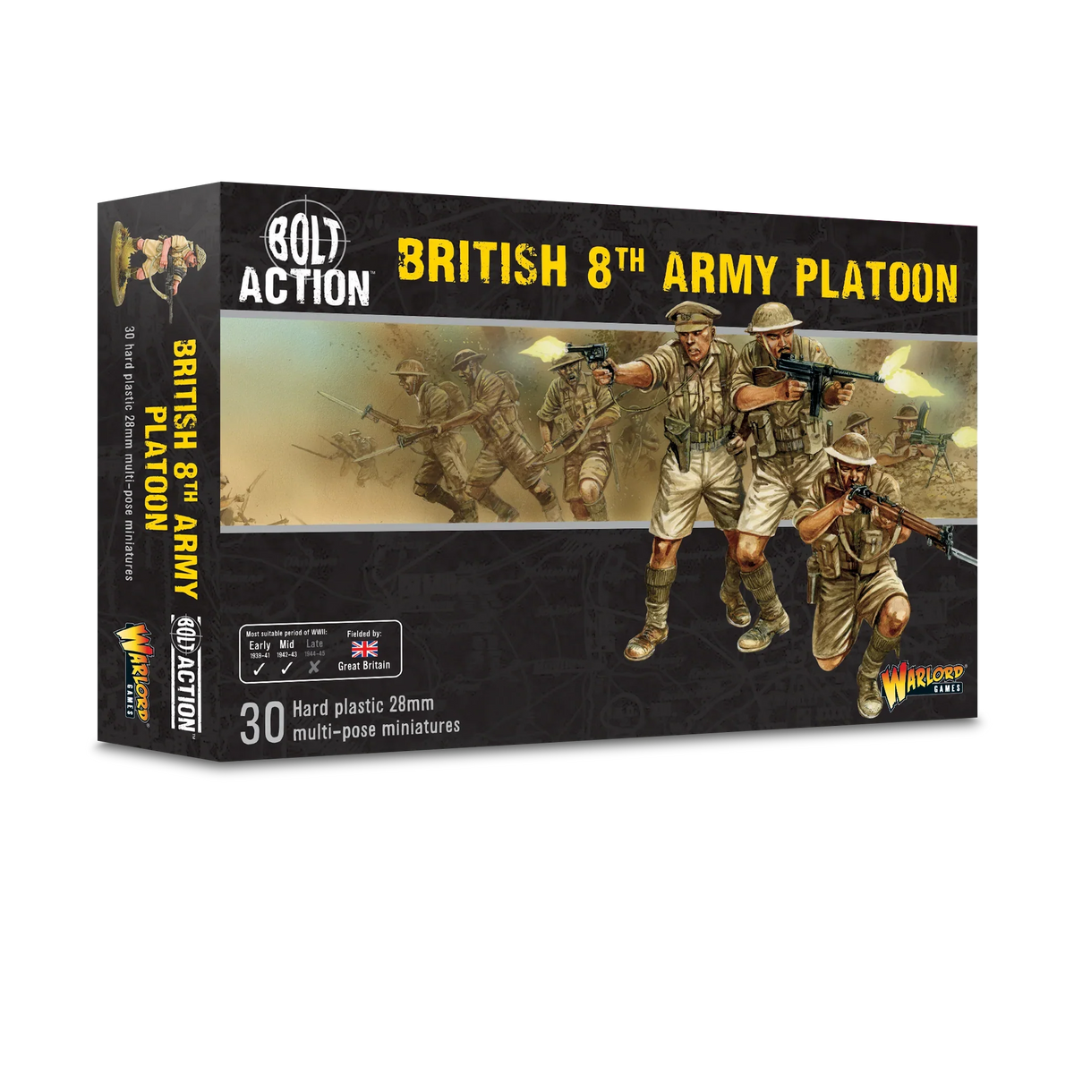 Bolt Action - British 8th Army Platoon