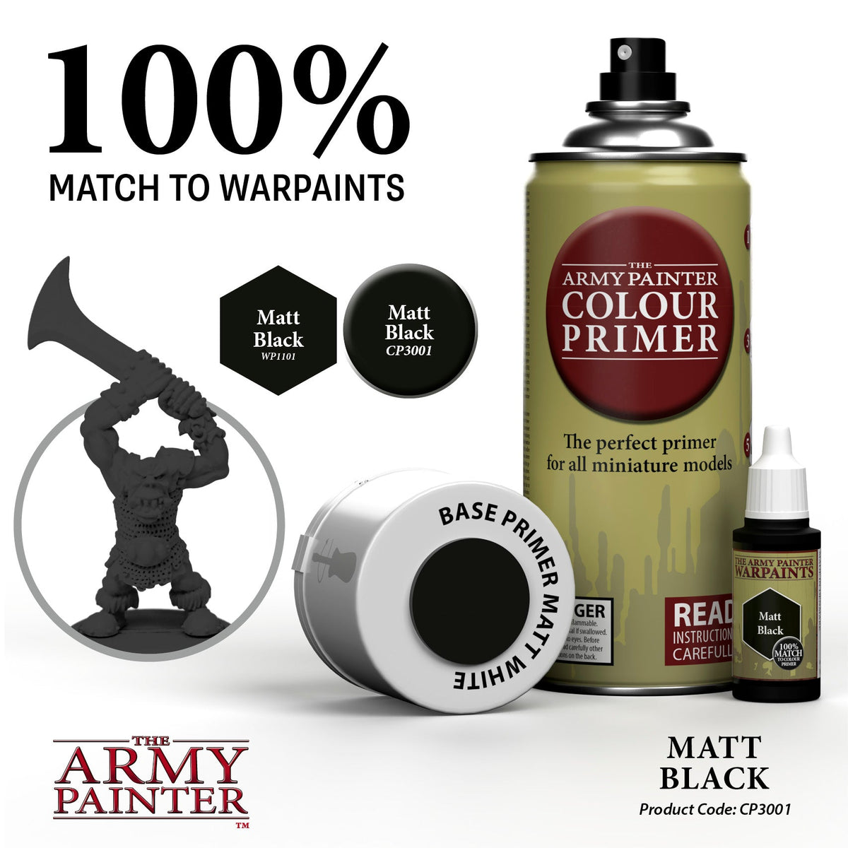 The Army Painter - Colour Primer: Matt Black
