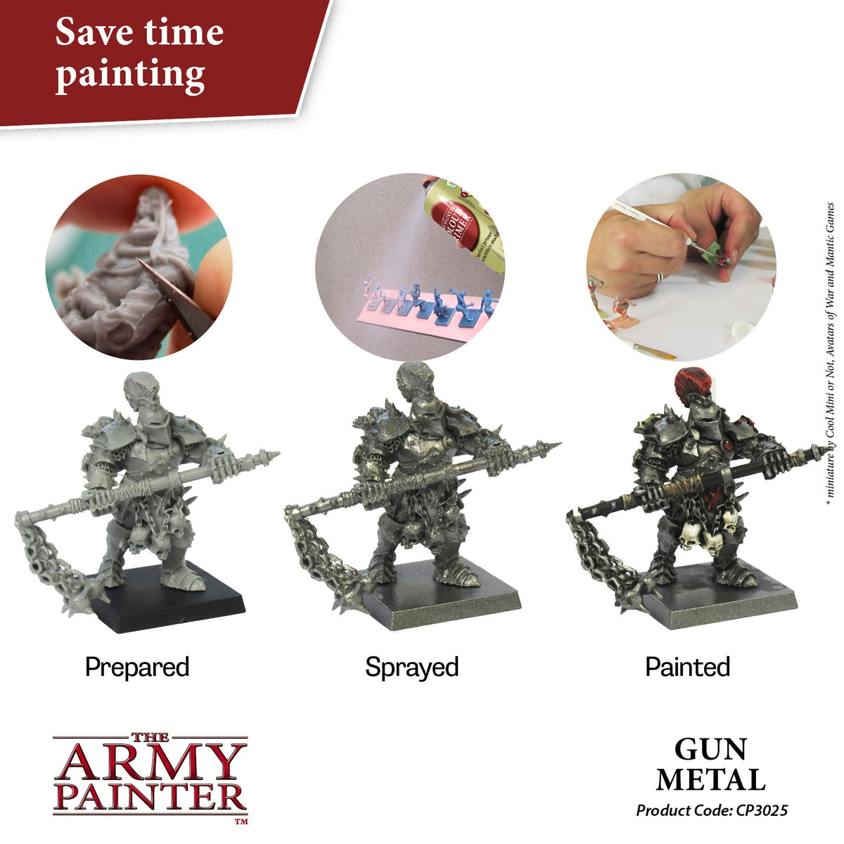 The Army Painter - Colour Primer: Gun Metal