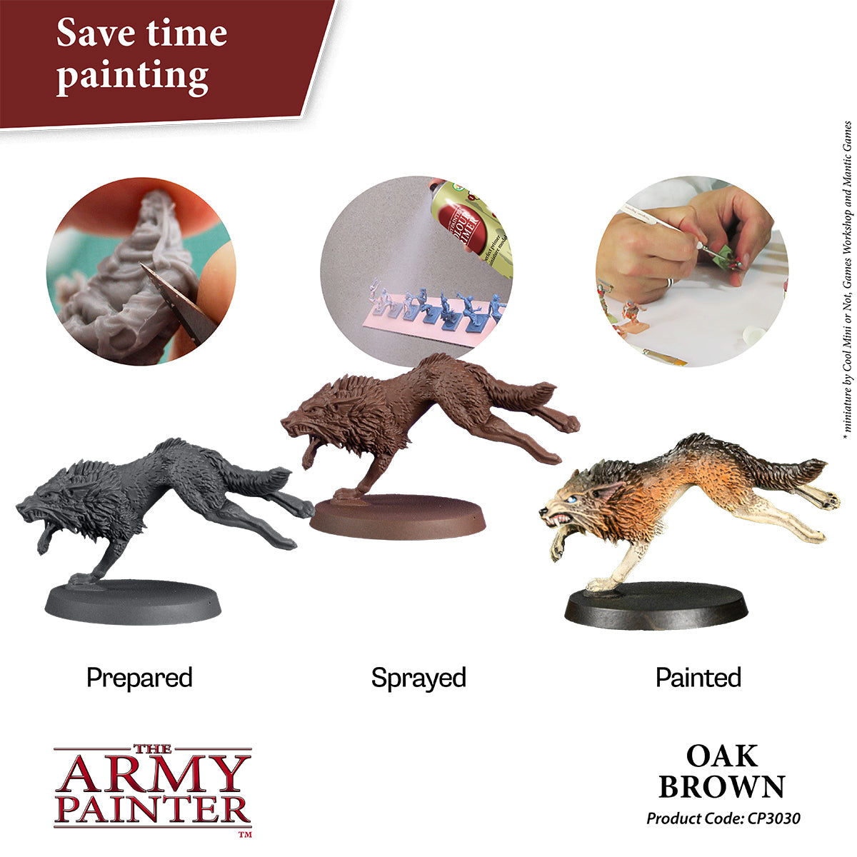 The Army Painter - Colour Primer: Oak Brown