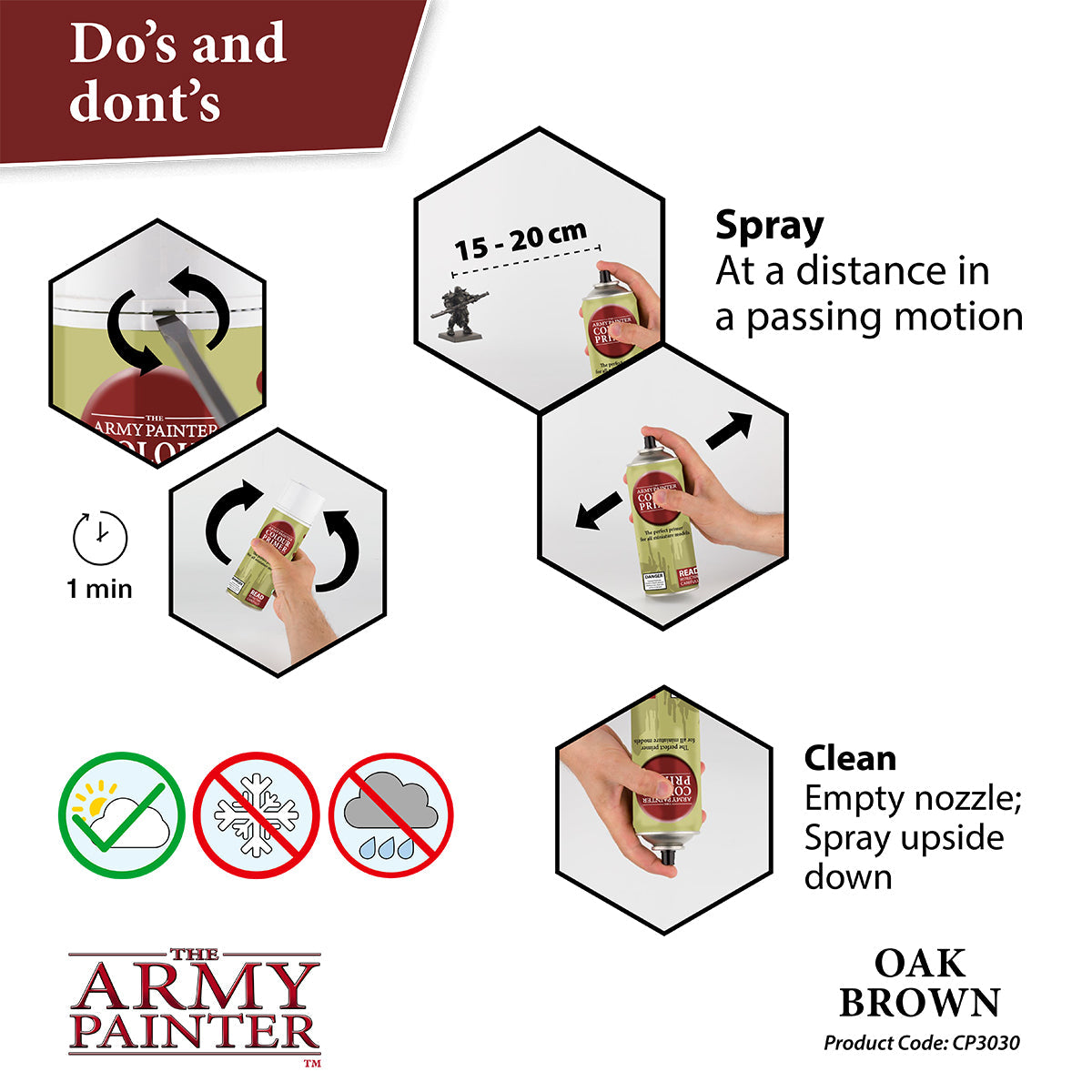 The Army Painter - Colour Primer: Oak Brown