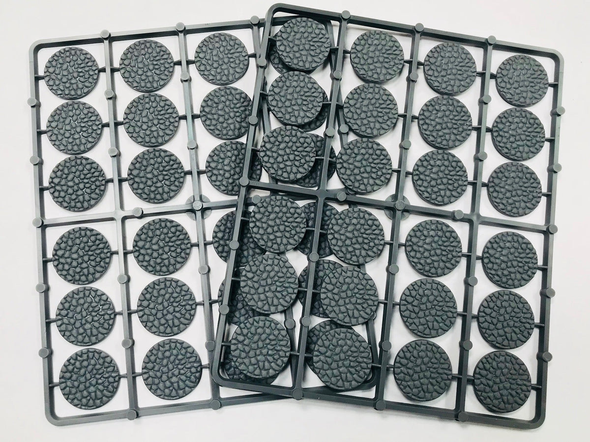 Renedra - Bases: Cobblestone 25mm Diameter (48)