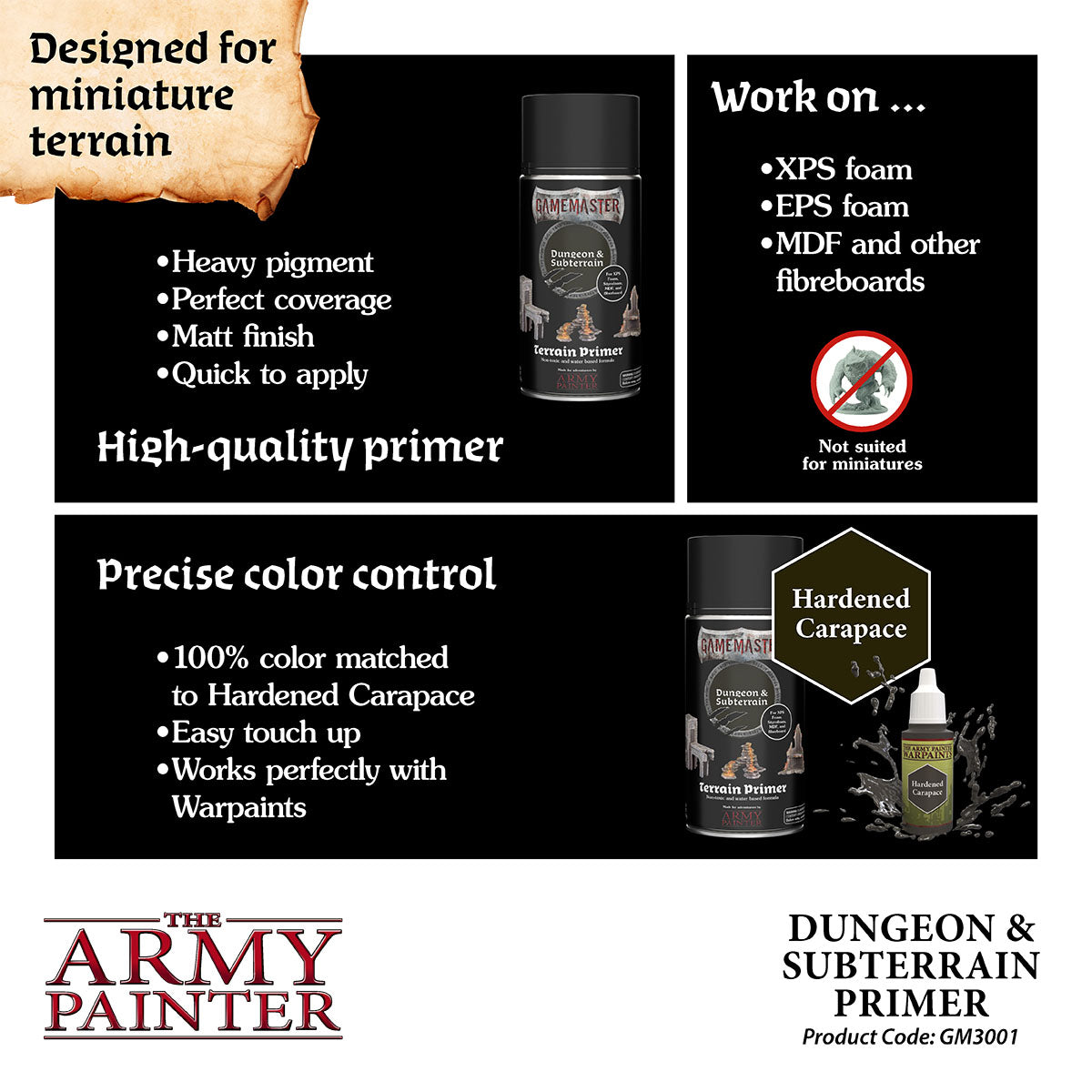 The Army Painter - Gamemaster: Terrain Primer - Dungeon & Subterrain
