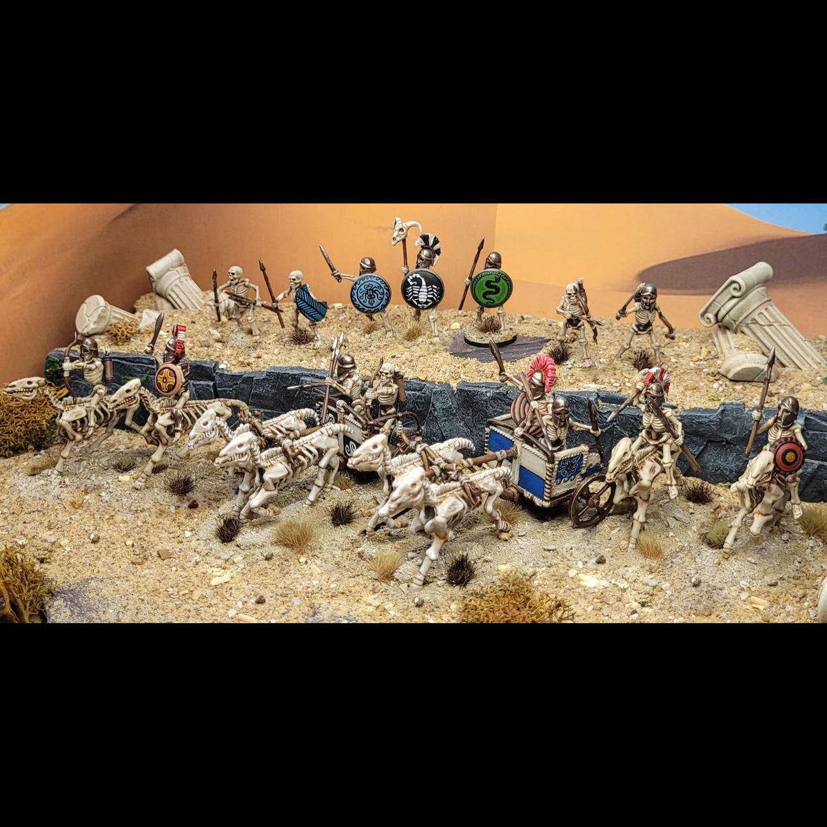 Classic Fantasy - Skeleton Cavalry and Chariots