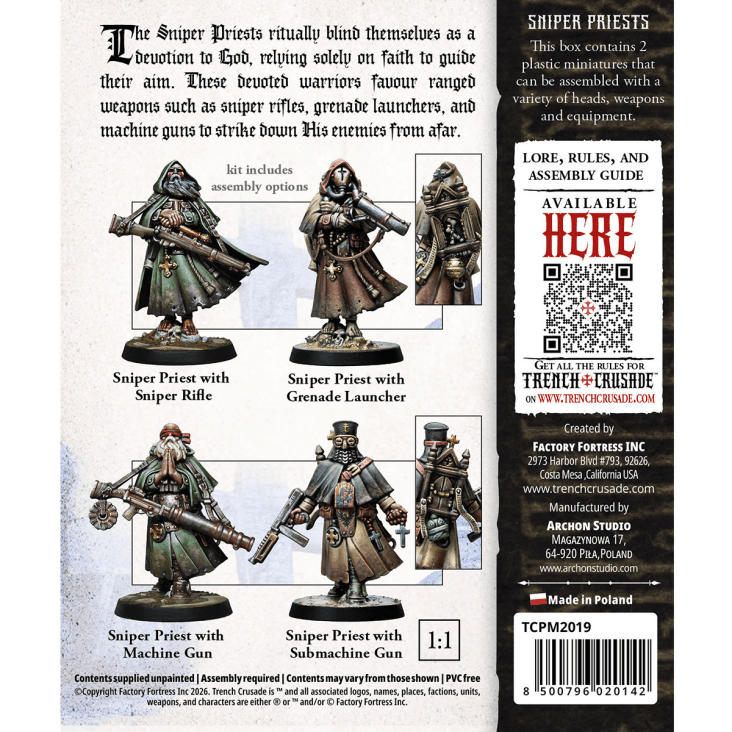 Trench Crusade - Sniper Priests
