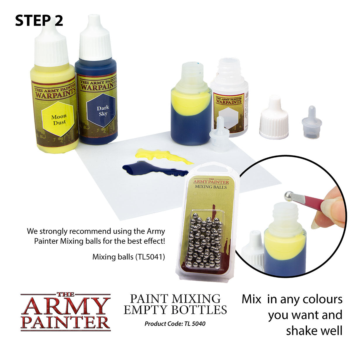 The Army Painter - Paint Mixing Empty Bottles