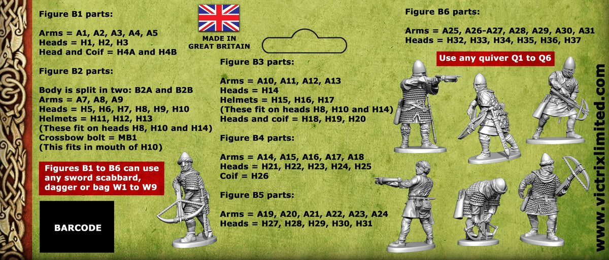 Victrix Miniatures - Norman Crossbowmen