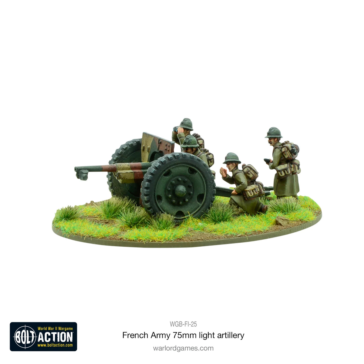 Bolt Action - French Army 75mm Light Artillery