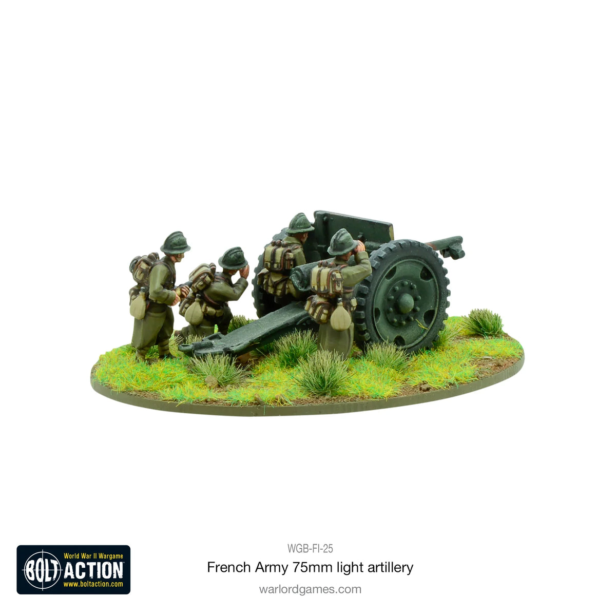 Bolt Action - French Army 75mm Light Artillery