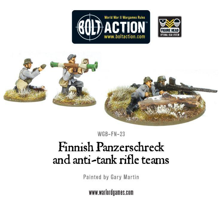 Bolt Action - Finnish Panzerschreck and Anti-Tank Rifle Teams