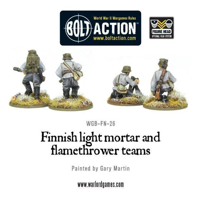Bolt Action - Finnish Light Mortar and Flamethrower Teams