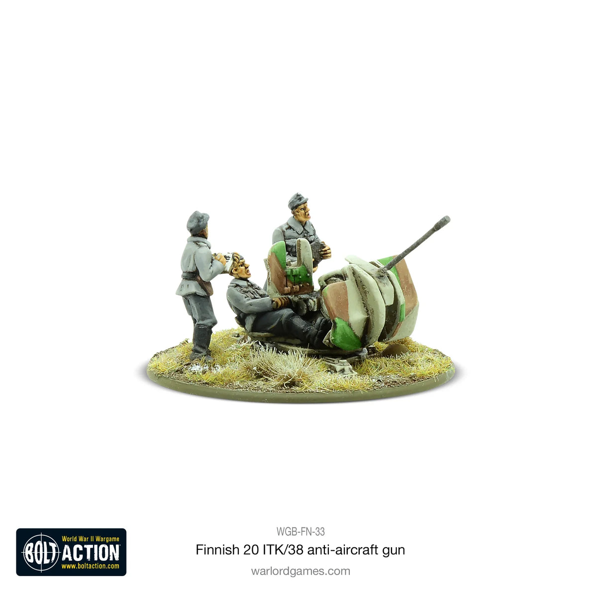 Bolt Action - Finnish 20 ITK/38 Anti-Aircraft Gun